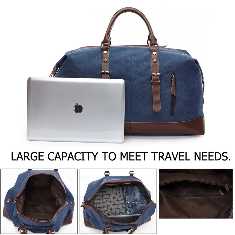 Leather Men Travel Bags